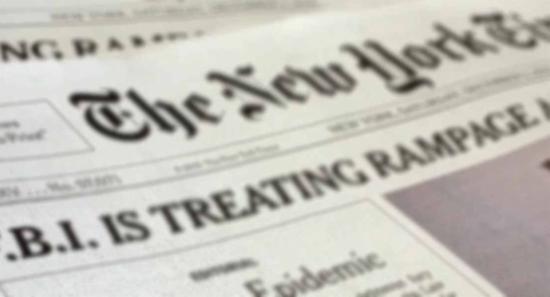 නිව්යෝර්ක් ටයිම්ස් පෙන්ටගනයට නඩු පවරයි.